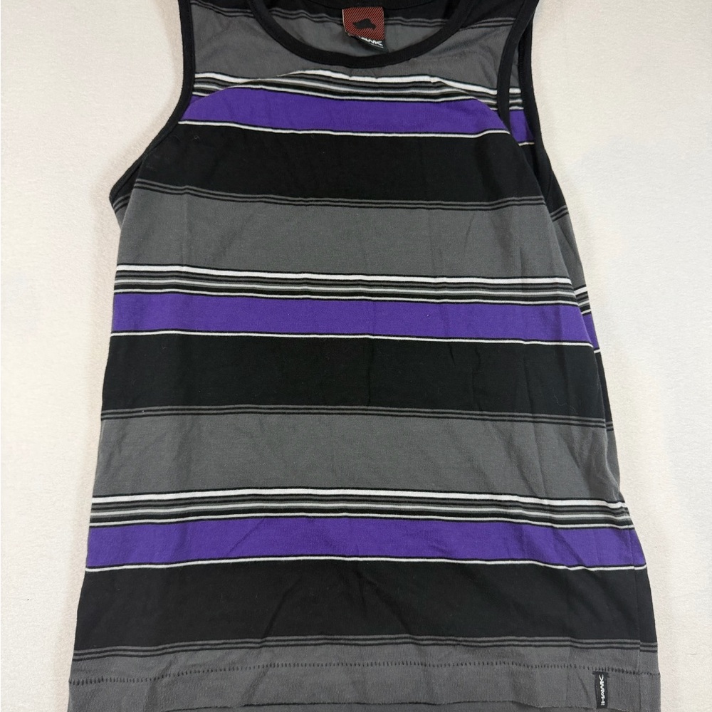 Tony Hawk Black and Gray Striped Tank Top